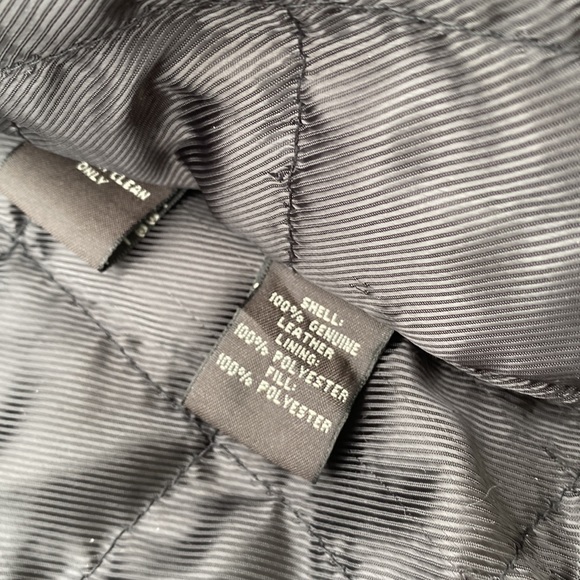 Lined Leather Jacket - Picture 8 of 9